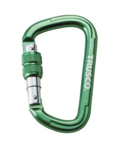 Carabiner with Screw Lock 10.5 x 110mm Green