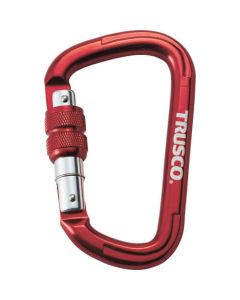 Carabiner with Screw Lock 10.5 x 110mm Red