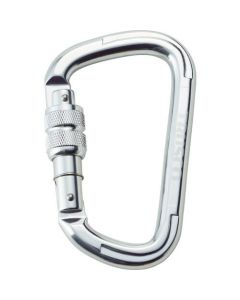 Carabiner with Screw Lock 10.5 x 110mm Silver