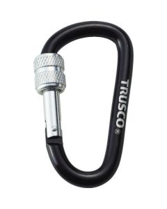 Carabiner with Screw Lock 8 x 79mm Black