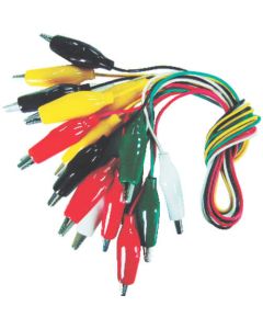 Test Lead with Alligator Clip S 450mm (10 Set)
