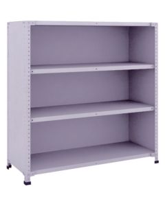 ชั้นวางของน้ำหนักเบา 150 ชั้น มีแผ่นหลัง 1200 x 450 x H1200 4 ขั้น