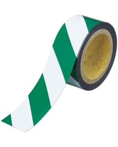 แผ่นแม่เหล็กสะท้อนแสง เขียว/ขาว 50mm x 10m