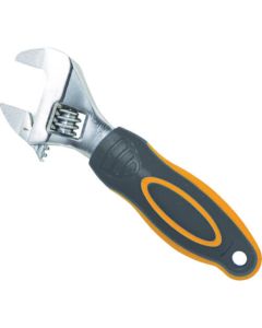 Thin Adjustable Wrench With Grip