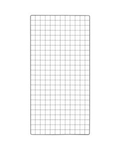 ตาข่ายสำหรับชั้นวางพร้อมอุปกรณ์โลหะ 600 x 1200 ดำ