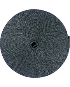 กระดิ่งไนล่อน 1.6t x 38mm x 10m สีดำ