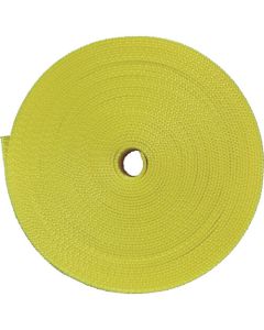 กระดิ่งไนล่อน 1.6t x 38mm x 10m สีเหลือง