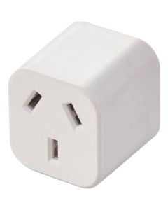 ปลั๊กแปลงของญี่ปุ่น O2 สีขาว