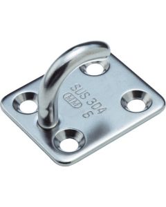 Open eye plate
