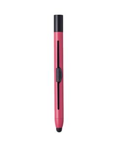 Touch pen with cleaning cloth pink