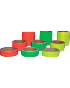 เทปสะท้อนแสง กว้าง 100มม. x 10ม. สีเหลืองมะนาว