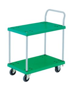 Resin 2 Flat Shelf Cart