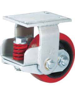 Plate Type Cushioning Caster  (urethane wheel)