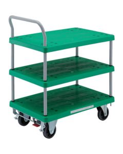 รถเข็นเรซิ่น Grand cart 3 ชั้น แขนเดียว 800x535 มี S
