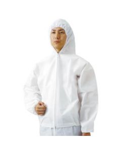 Non-Woven Fabric Disposable Protective Clothing มีฮู๊ด M
