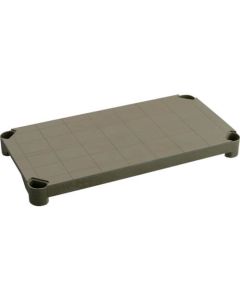 แผ่นชั้นวางของพลาสติก 900 x 450 Olive Drab