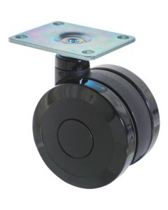 Plate type Dual Wheel Caster