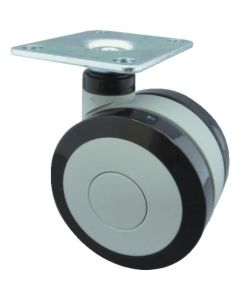 Plate type Dual Wheel Caster 1อัน