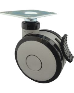 Plate type Dual Wheel Caster 1อัน