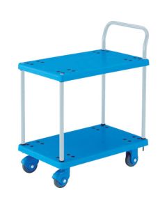 Resin 2 Flat Shelf Cart