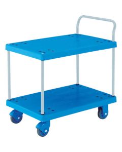 Resin 2 Flat Shelf Cart