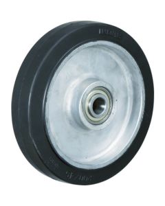Plate Type Caster (aluminum wheel rubber tire)