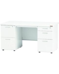 โต๊ะทำงานระบบแขนคู่ 2/3 ชั้น 1400 x 700 x H700