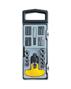 T-Handle Ratchet Screwdriver Tool Set