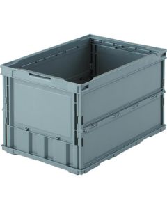กล่องพลาสติกพับได้ ไม่มีฝา 50L Gray