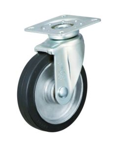 Aluminum Wheel Rubber Caster
