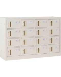 ตู้เก็บของมีค่า (4 แถว 4 ชั้น) กระบอกล็อค