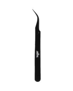 Black Finish Tweezers with Cation Coating 10เส้น