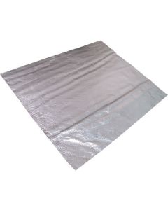 Aluminume and Glass Cloth Single Faced Heat Proof Felted Adhesive tape 1แผ่น