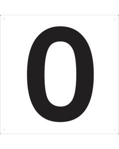 หมายเลขบอร์ดแสดงผล 420 x 420 หมายเลข "0"