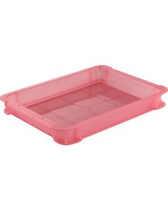 Skeleton Color Container 3L Transparent Red