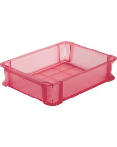 Skeleton Color Container 6L Transparent Red