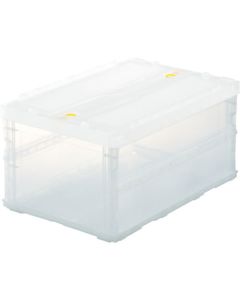 กล่องพลาสติกพับได้แบบบาง SKELCON 40L สีใส