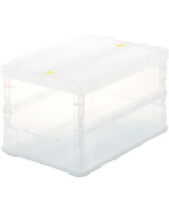 กล่องพลาสติกพับได้แบบบาง SKELCON 50L สีใส