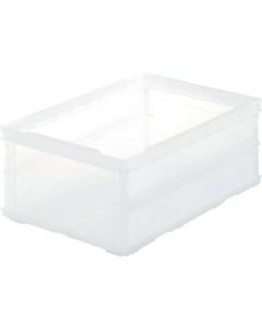 กล่องพลาสติกพับได้ SKELCON ไม่มีฝา 30L Transparent