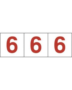 Number Sticker ชุดละ 3แผ่น