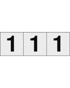 Number Sticker (transparent)