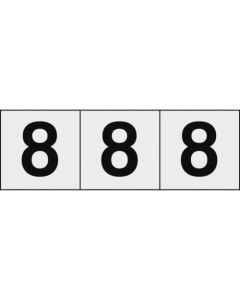 Number Sticker (transparent)