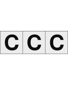 Alphabet Sticker (english characters/transparent)
