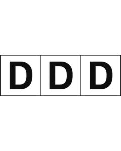 Alphabet Sticker (english characters/white)