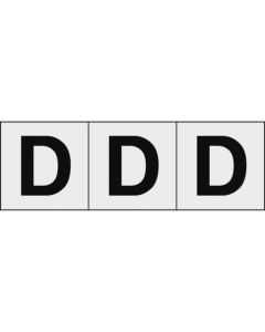 Alphabet Sticker (english characters/transparent)
