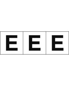 Alphabet Sticker (english characters/white)