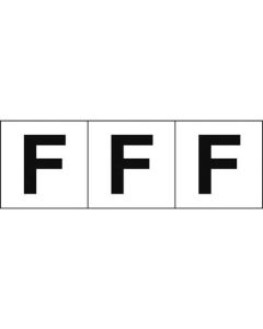 Alphabet Sticker (english characters/white)