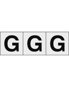 Alphabet Sticker (english characters/transparent)
