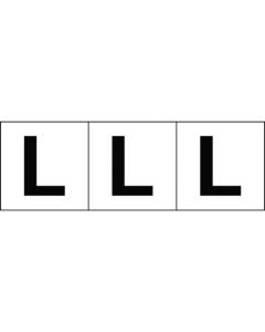 Alphabet Sticker (english characters/white)