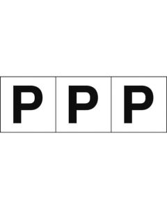 Alphabet Sticker (english characters/white)
